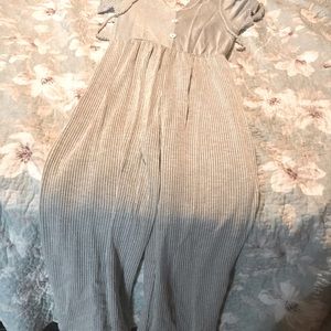 Cotton stretch romper